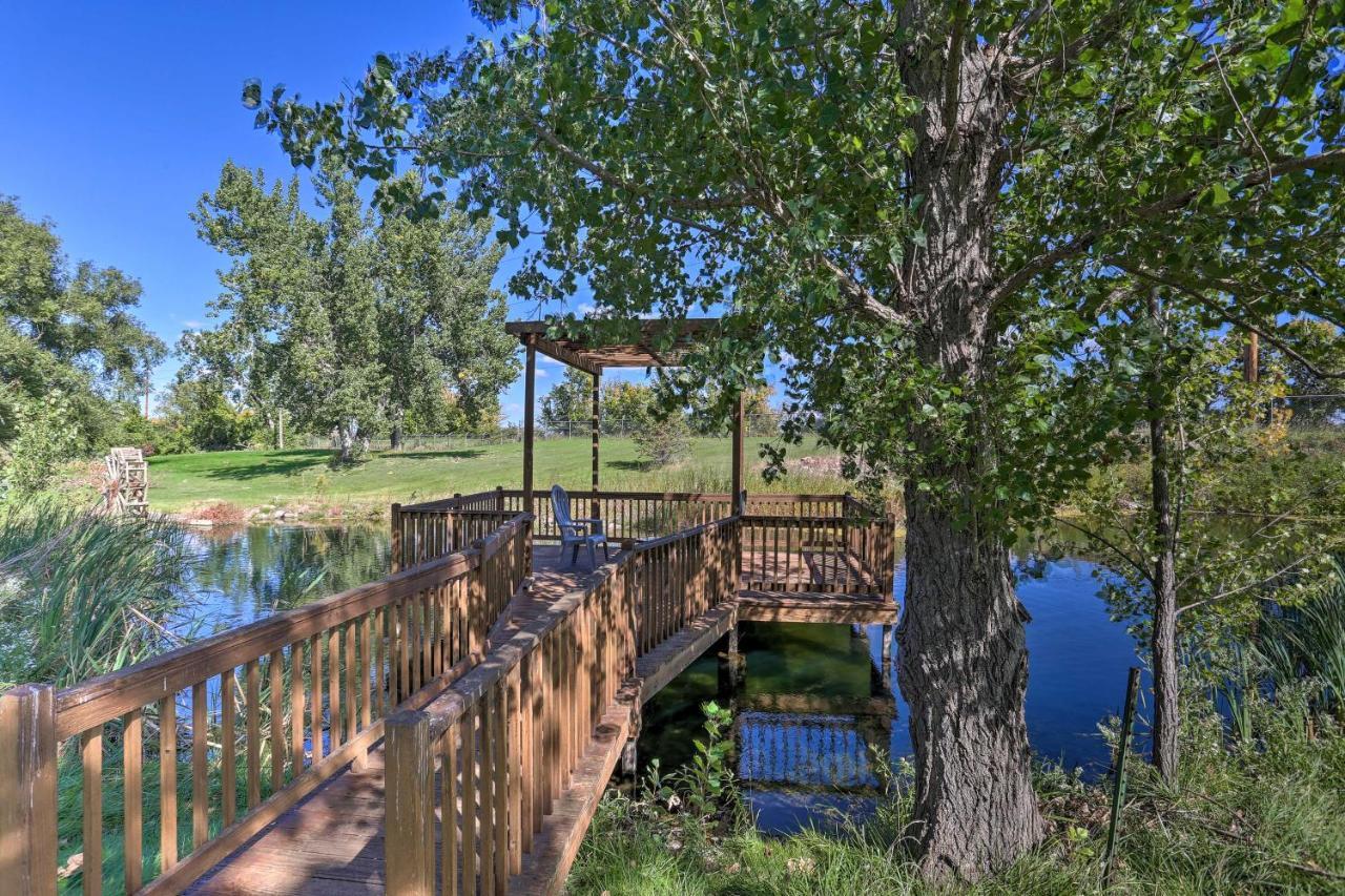 Rustic Spearfish Cabin On 12-Acre Trout Farm Exterior photo