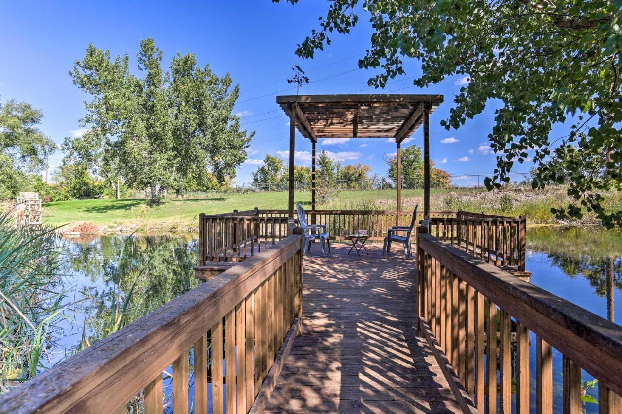 Rustic Spearfish Cabin On 12-Acre Trout Farm Exterior photo